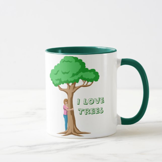Caneca Mim árvores de amor (Direita)