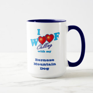 Caneca Mim cão de montanha de Bernese do Woof