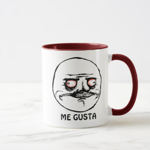 Caneca Mim cara cómica raging de Gusta