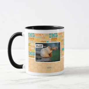 Caneca Mim champô novo do dis do luv
