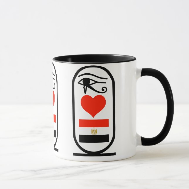 Caneca Mim coração Egipto (Direita)