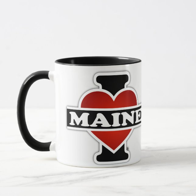 Caneca Mim coração Maine (Esquerda)