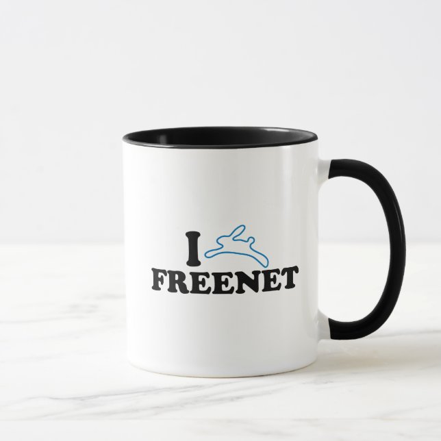 Caneca Mim freenet do coelho (Direita)