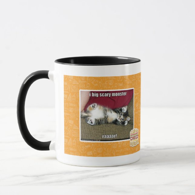 Caneca Mim monstro assustador grande (Esquerda)