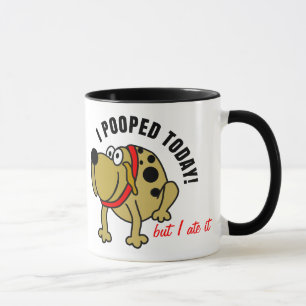 Caneca Mim Pooped hoje