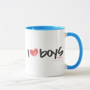 Caneca Mim rosa dos meninos do coração