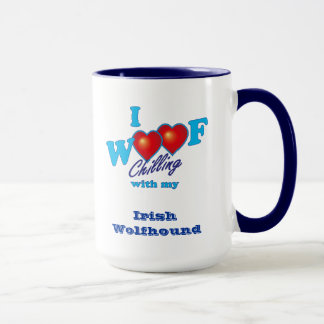 Caneca Mim Wolfhound irlandês do Woof