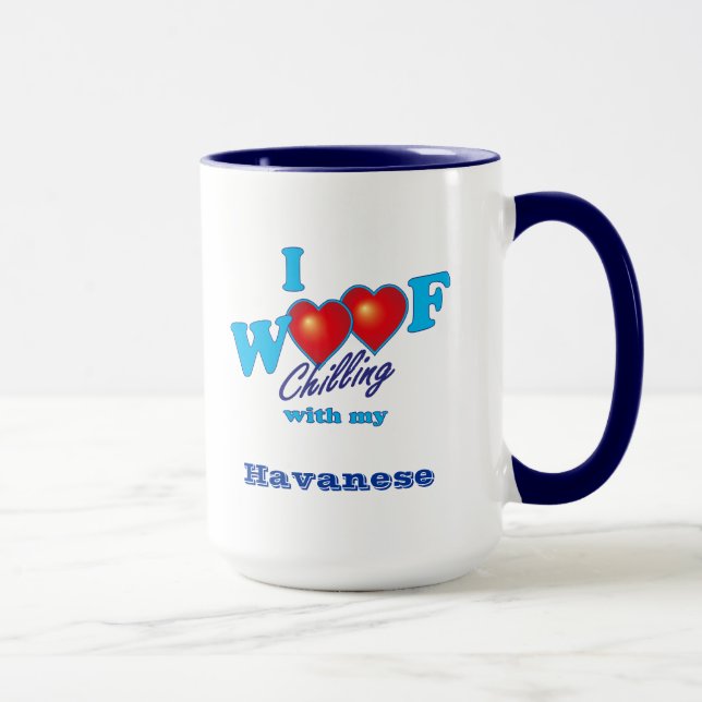 Caneca Mim Woof Havanese (Direita)