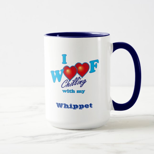 Caneca Mim Woof Whippet (Direita)