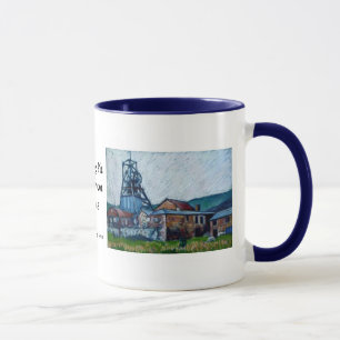 Caneca Mina de carvão "poço grande, Blaenavon" Wales