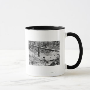 Caneca Mina Dourado de Dewey na montanha do trovão, Idah