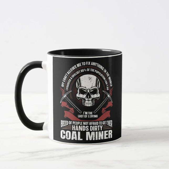 Caneca Mineração Mineira de Carvão de Minério de Carvão  (Esquerda)