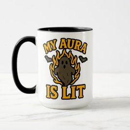 Caneca Minha Aura Está Iluminada – Estética Quente