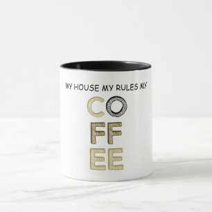 Caneca Minha Casa Minhas Regras Meu Café