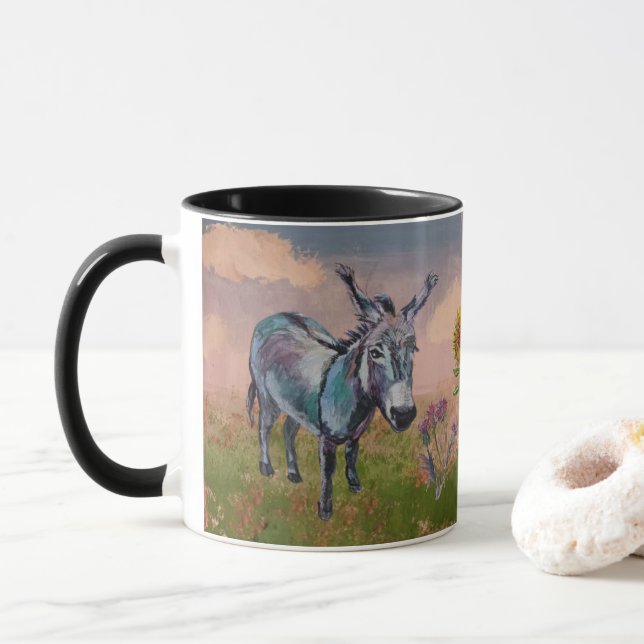 Caneca minha doce Esther, burro (Com Donut)