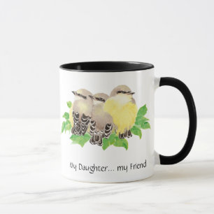 Caneca Minha Filha... meus Pássaros amizades...