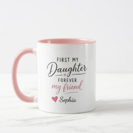 Caneca Minha Filha Para Sempre Minha Amiga Personalizada