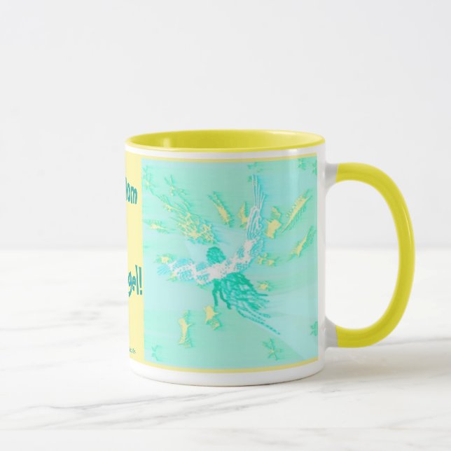 CANECA MINHA MAMÃ É UM ANJO (Direita)