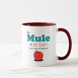Caneca Minha mula é toda a isso! Mula engraçada