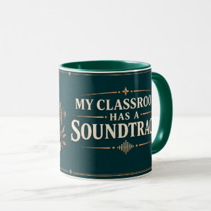 Caneca Minha Sala de Aula Tem uma Trilha Sonora Presente 