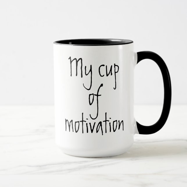 Caneca Minha taça de café de motivação (Direita)