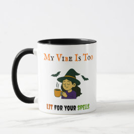 Caneca Minha Vibração É Massa Demais para seus Feitiços –