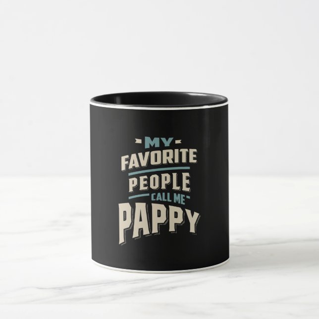 Caneca Minhas Pessoas Favoritas Me Chamam De Pappy - Pai  (Centro)