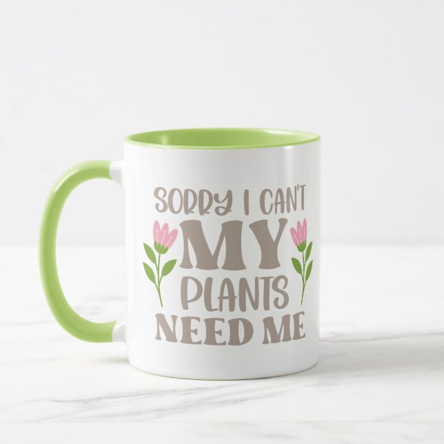 CANECA MINHAS PLANTAS PRECISAM DE MIM (Esquerda)