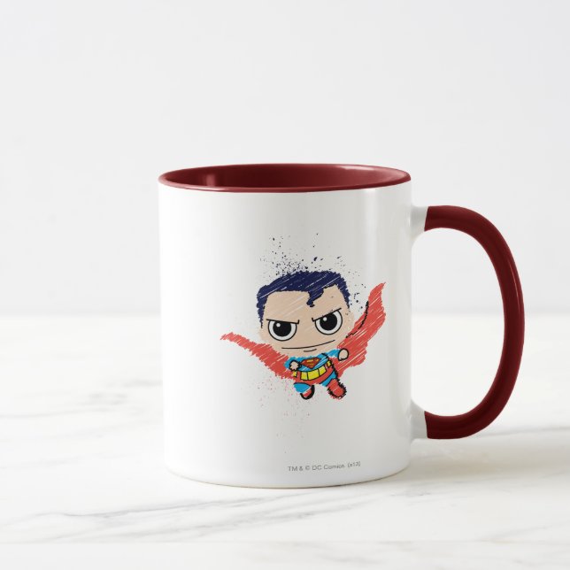 Caneca Mini Superman Sketch (Direita)