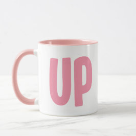 Caneca Mínima cor-de-rosa CUP Mug - É literalmente uma CU