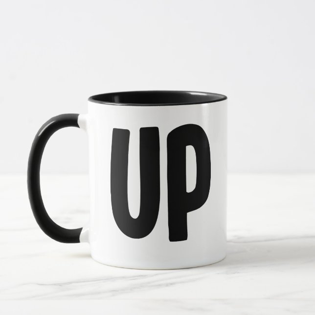 Caneca Mínima de C UP Mug - É literalmente uma CUP (Esquerda)