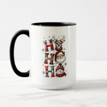 Minimal Christmas Mug | Line Art Tree | KaliraArts