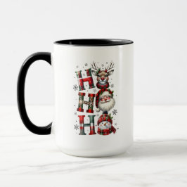 Caneca Minimal Christmas Mug | Line Art Tree | KaliraArts