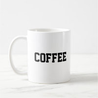 Caneca minimalista de café