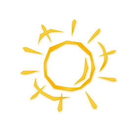 Caneca Minimalista Sun Shine | Arte de Sol Simples