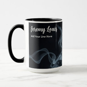 Caneca Minimalista Vidro Fumê Carvão Boss Personalizado
