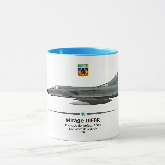 Caneca Mirage IIIEBR - Força Aérea Brasileira - FAB (Centro)