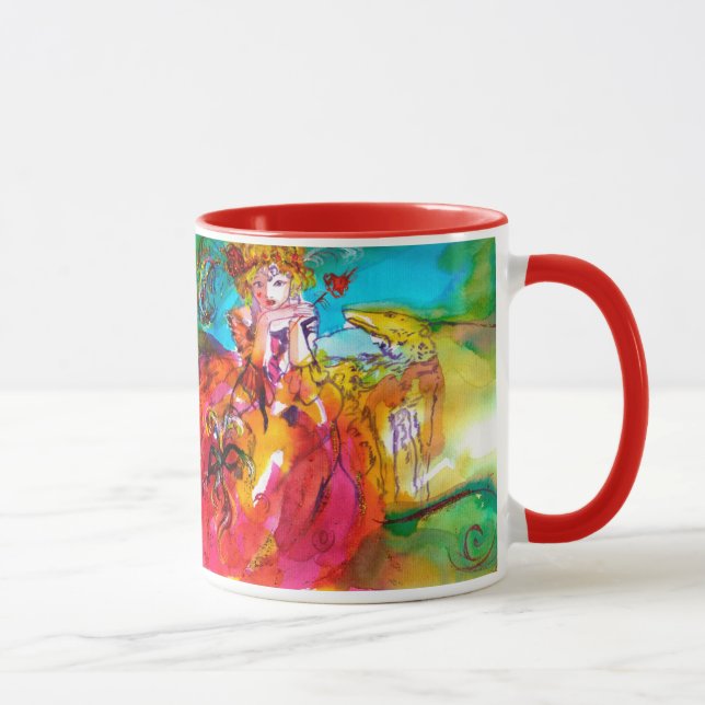 Caneca MIRANDOLINA ,Máscara de Carnaval veneziana (Direita)