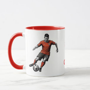 Caneca Mire para um futebol de gol