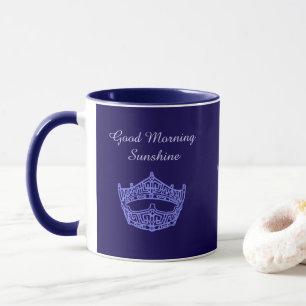 Caneca Miss America Bom Dia Coroa Sol