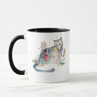 Caneca Miss Cat em casa Coffee Mugs