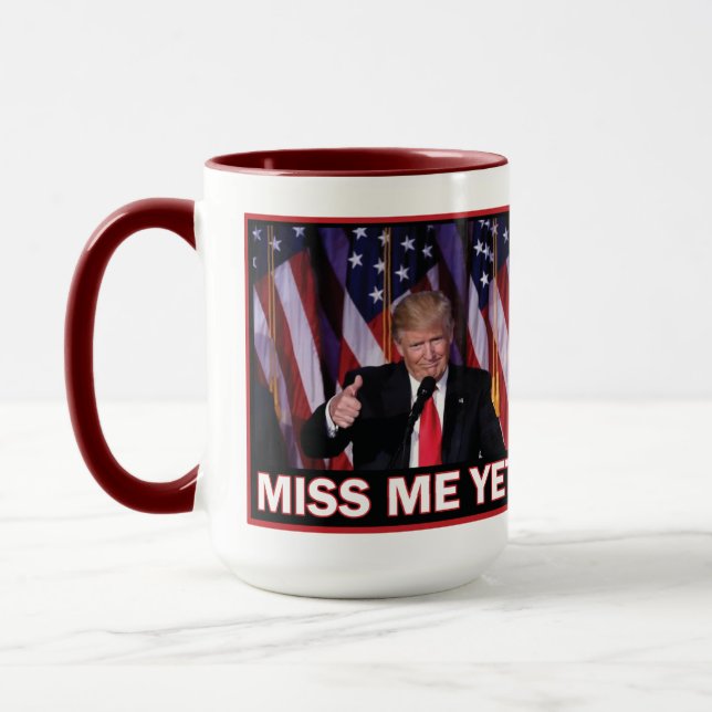 Caneca Miss Me Ainda - Trump 2024 (Esquerda)
