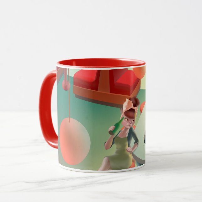 Caneca Miss Meow - Bar Noturno (Frente Esquerda)