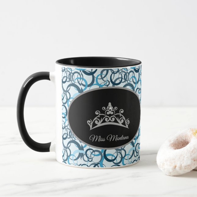 Caneca Miss USA Tiara Crown Mug (Com Donut)