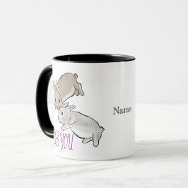 Caneca Miss you bunnies