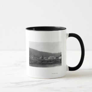 Caneca Missão transversal santamente no Yukon Alaska