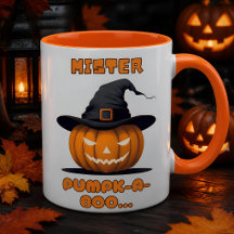 Mister Pumpk-A-Boo Abóbora de Halloween