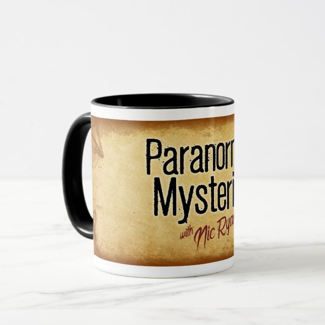 Caneca Mistério Paranormal Mug Clássico de Café (Frente Esquerda)