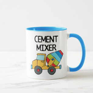 Caneca Misturador de cimento colorido