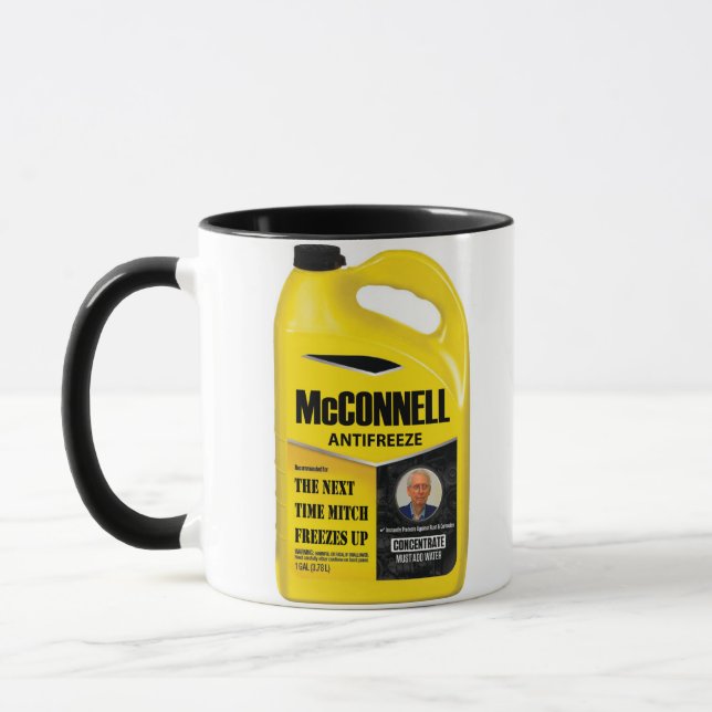 Caneca Mitch McConnell congela novamente, 11 oz (Esquerda)